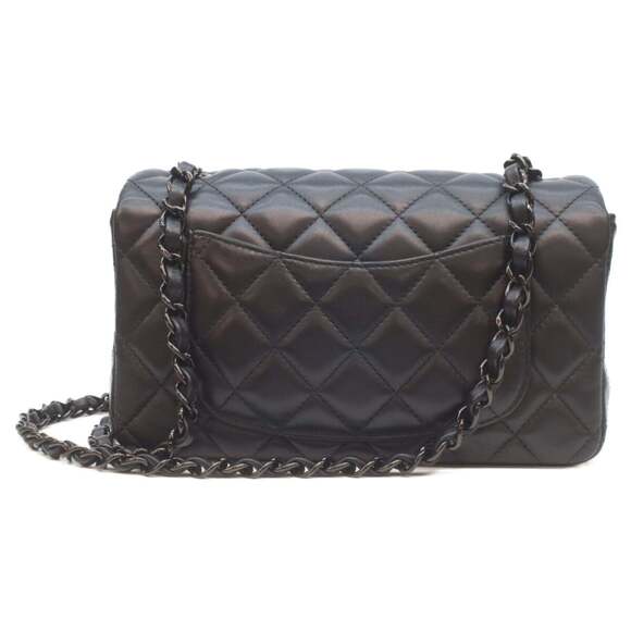 CHANEL A69900 Lamb So Black Mini Matelasse 20 Shoulder Bag, with Hardware, Wo... - Picture 3 of 11